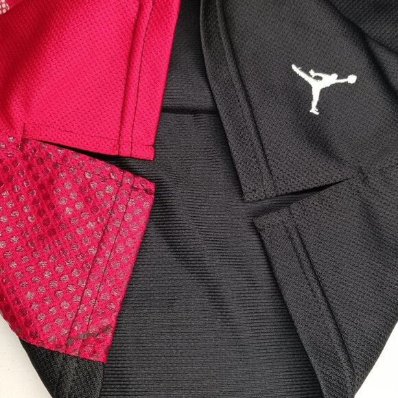 Air Jordan Jumpman Toddler Mesh Basketball Jersey Size 2T Red Black Sleeveless - Picture 5 of 9